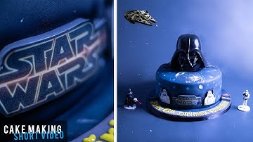 #StarWars Darth Vader 3D Cake ⭐️