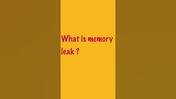 c interview question | What is memory leak in c/c++ programming #shorts #cinterviewquestions