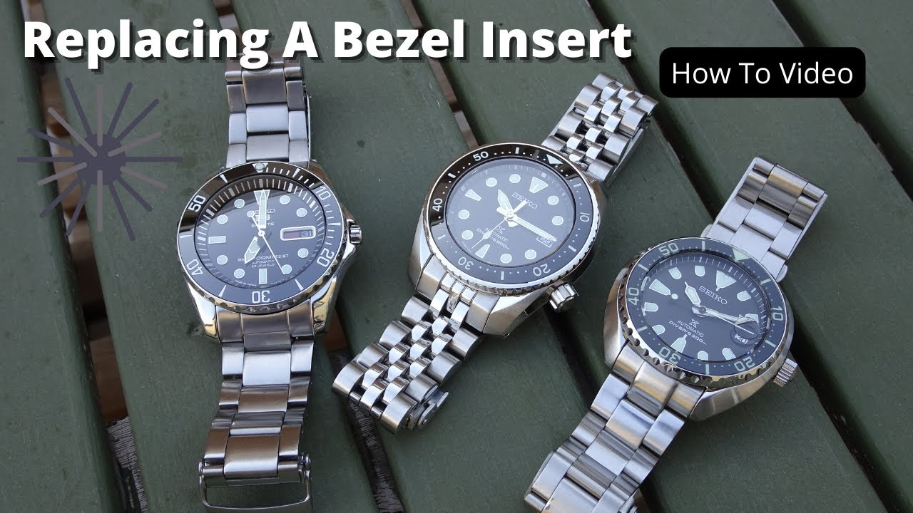 Installing A Bezel Insert - Plus Sea Urchin Update - YouTube