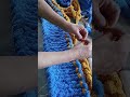 VID 21 ROYAL BLUE AND GOLD #chunkyblanket #crochet #diy #chunkyyarn