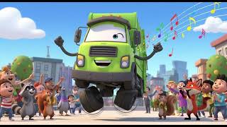 Monster Garbage Truck Song 🛻 Kids Clean Up Song