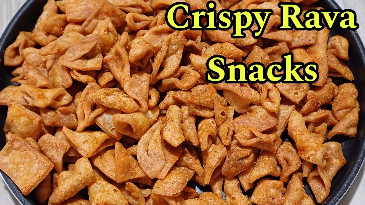 How to Make Irresistible Rava Crispy Snacks for Tea Time Delights ...