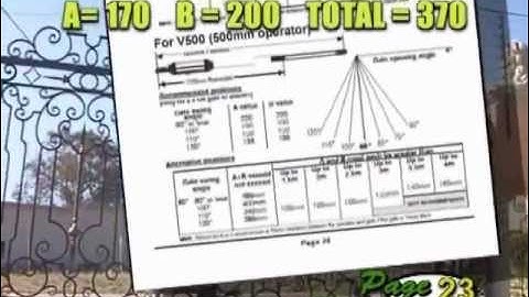 Part 4 - Fitting the Operator - CENTURION - VECTOR - Swing Gate Motor Installation