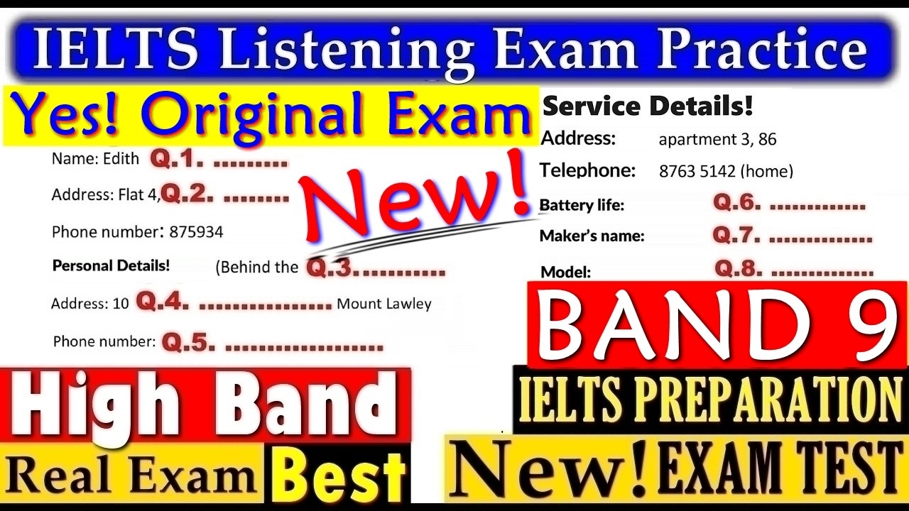 IELTS LISTENING PRACTICE TEST 2025 WITH ANSWERS | 10.09.2025