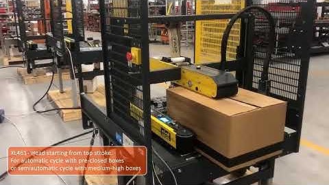 XL46/ Semi automatic box sealer for large, random sized boxes, Siat