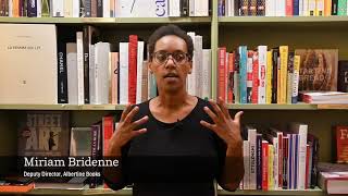 Miriam Bridenne On By Christine Angot Albertine