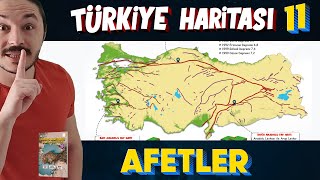 TÜRKİYE'DE DOĞAL AFETLER- Türkiye Harita Bilgisi Çalışması  (KPSS-AYT-TYT)