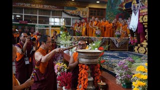 HH Karma Kuchen Rinpoche Visit to Namdroling Monastery, 60th Anniversary.嘎玛古钦法王访南卓林寺(part 1)