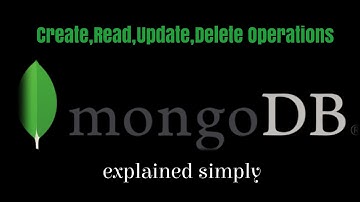 MongoDb commands to perform crud operations on document (create,read,update,delete) | MongoDb Basics
