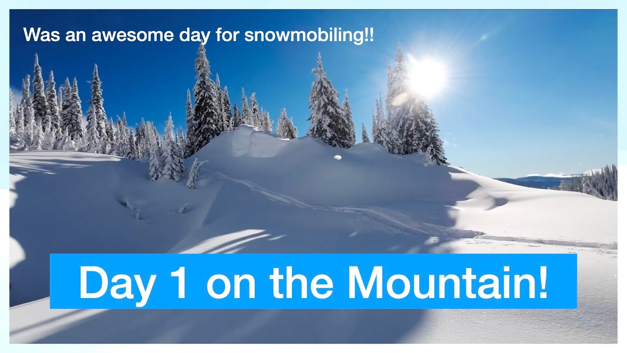 Day 1 on the mountain this winter!