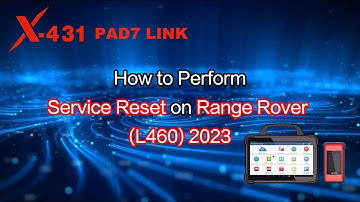 X-431 PAD7 LINK | How to perform Service Reset on Range Rover (L460) 2023 | LAUNCH