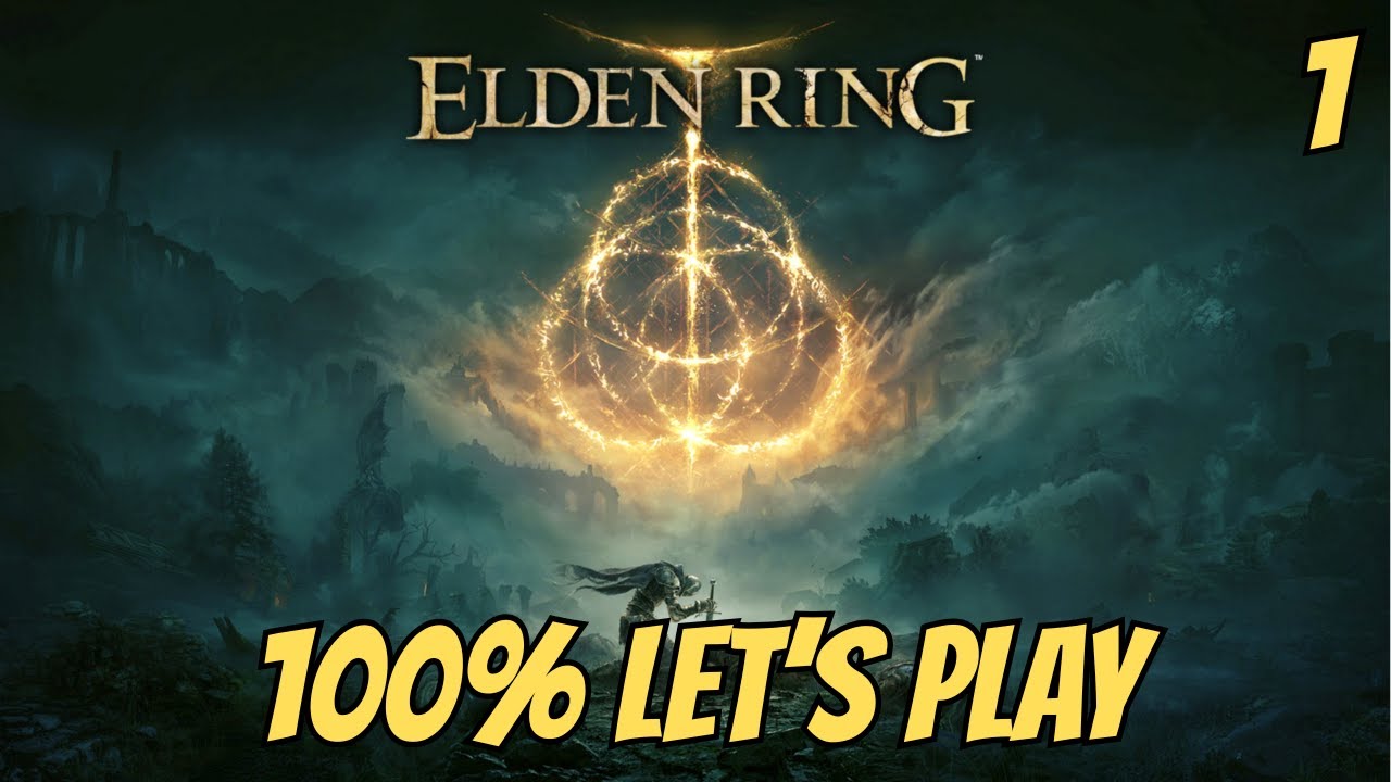 Elden Ring - 100% Let’s Play Part 1 - Getting Started, Tree Sentinel [PS5]