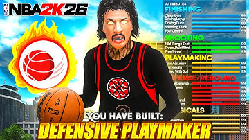 Deze 2,01 meter lange DEFENSIEVE PLAYMAKER-BUILD met 99 PERIMETER neemt NBA 2K26 over