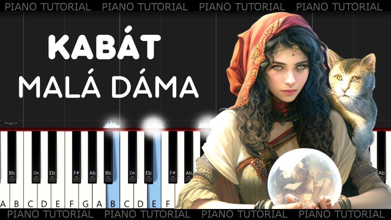 Kabát - Malá dáma (piano tutorial | jak hrát) - YouTube