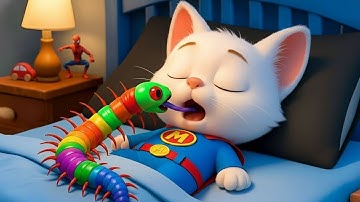 😲 OMG 🐛 Super Tiny Kitten Gets Into Big Trouble 🌈 The Unexpected Rainbow Bug Story!