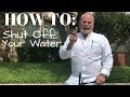 How To Shut Off Water To Your House - DIY Plumbing - The Expert Plumber