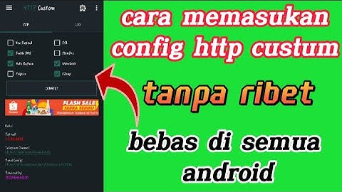 cara memasukan config http custum hc