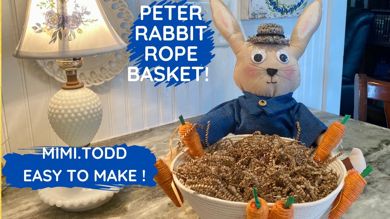 Peter Rabbit Rope Basket - YouTube