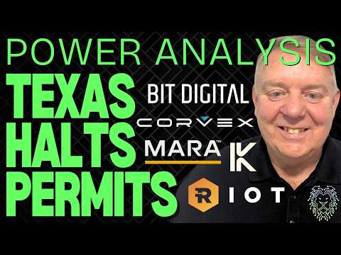 Video preview for Texas Halts Data Center Permits | Latest MARA, RIOT, KEEL, BTBT & MOVE Stock News | AI Stocks Now