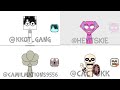Sprunki OC Parison Kkot Pink Diamond Demogorton RAAHHHH Skeleton Cactukk HeyItsKie Camilmations
