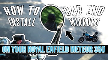 Royal Enfield Meteor 350 | Installatie van stuureindspiegels | FENRIR 801-0378