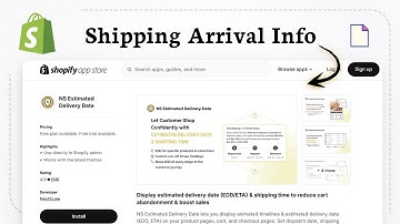 How to manage estimated delivery dates in Shopify