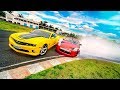 BATALHA DE CARROS - CAMARO vs NISSAN 350Z