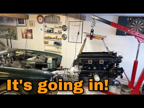 Installing the Replacement Engine in My Daily Driven Jaguar XJ6