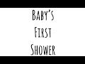 1st shower