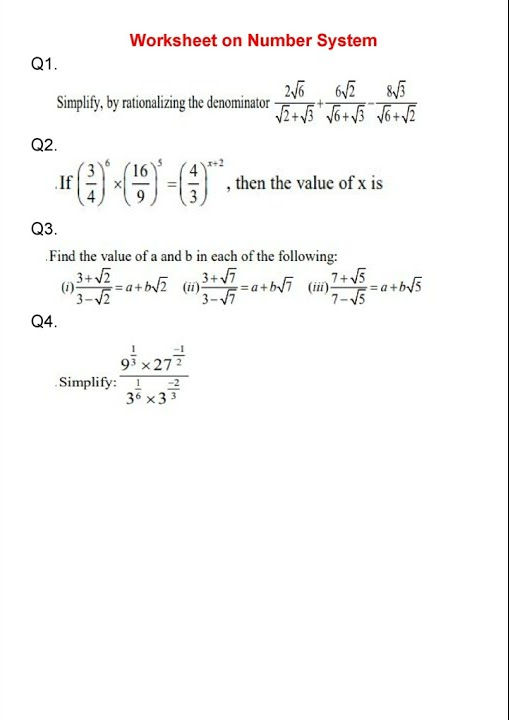 worksheet-on-number-system-class-9-youtube