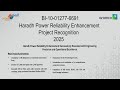 شركة العسيس للمقاولات Haradh Power Reliability Enhancement Project Recognition2025 شركة العسيس للمقاولات Haradh Power Reliability Enhancement Project Recognition2025