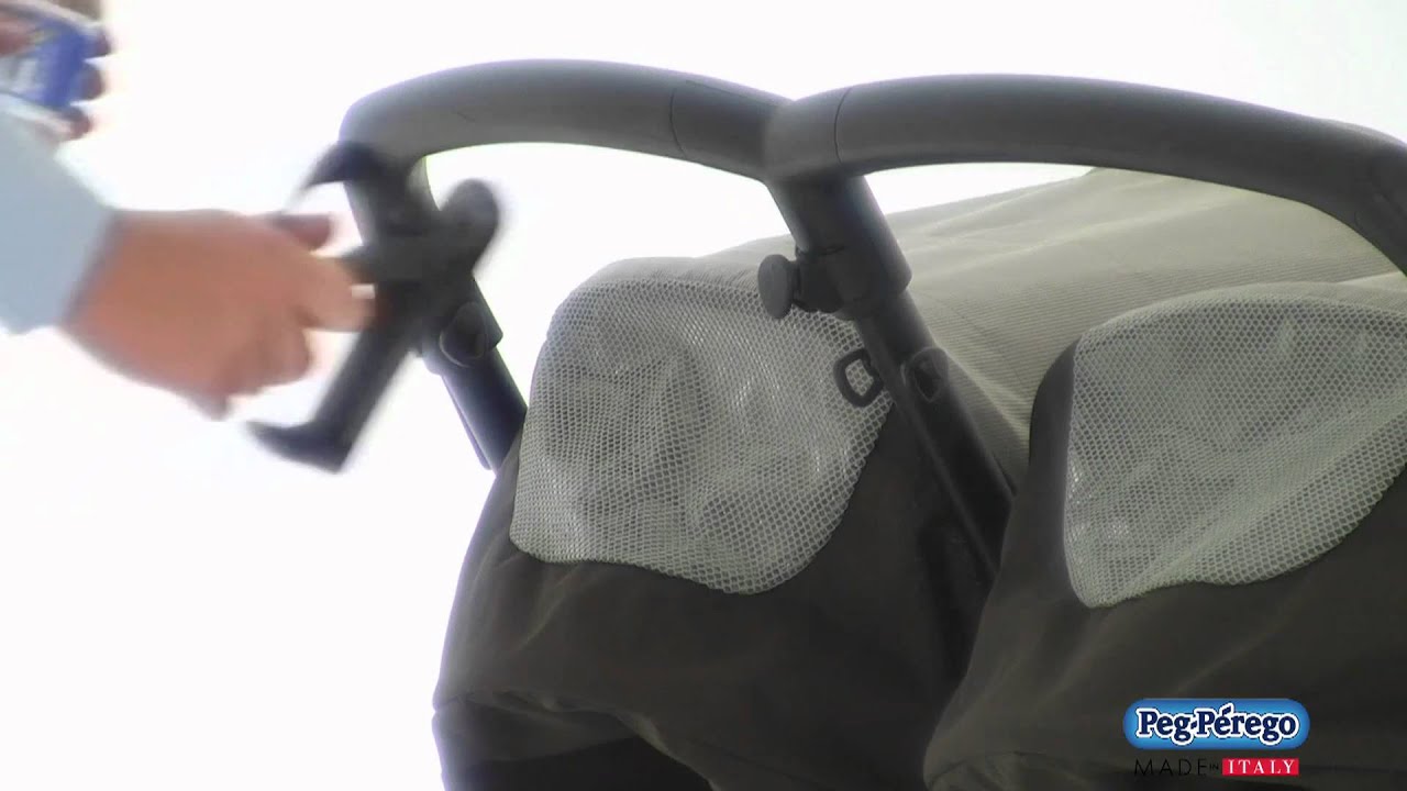 2011 Double Stroller Peg Perego Aria Twin 60/40 How to Use the