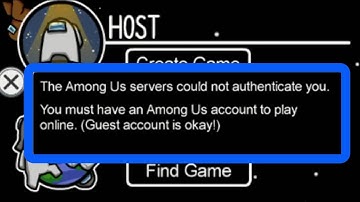 How To Fix The Among Us Servers Could Not Authenticate You Problem Solved Among Us App