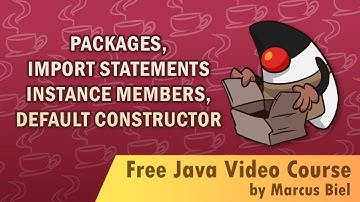 Java for Beginners 4 - packages, import statements, instance members, default constructor