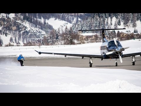 Jamie Barrow – Snowboarder Towed By A Plane