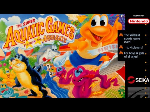 The Aquatic Games Starring James Pond and the Aquabats GamePlay (SNES)