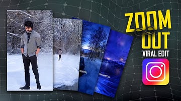 how to make new trending infinity photo zoom out effect video