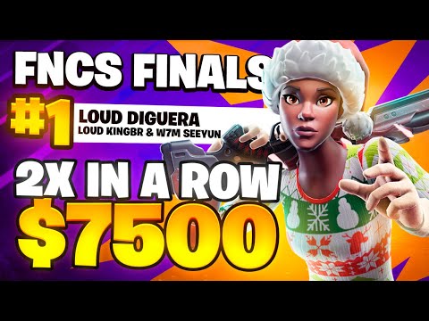NINGUÉM CONSEGUE NOS PARAR... TOP 1 FNCS Finals ($7500) w/ @SeeyunFN @kingbrofc 🏆