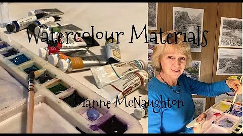 Watercolour Painting, Part 1, Materials