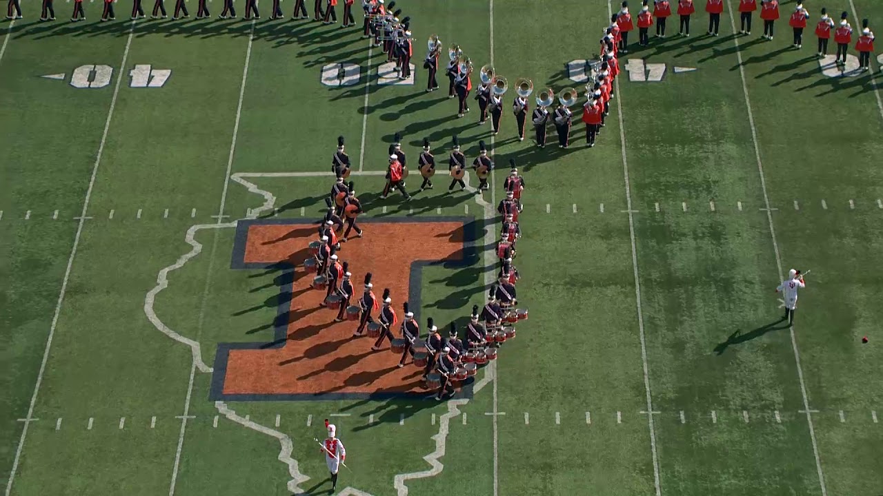 Marching Illini Pregame Show | ILLINOIS vs Wisconsin 10.19.2019