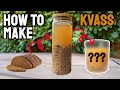 How to make Kvass (WITHOUT YEAST) | Russian KVASS Recipe