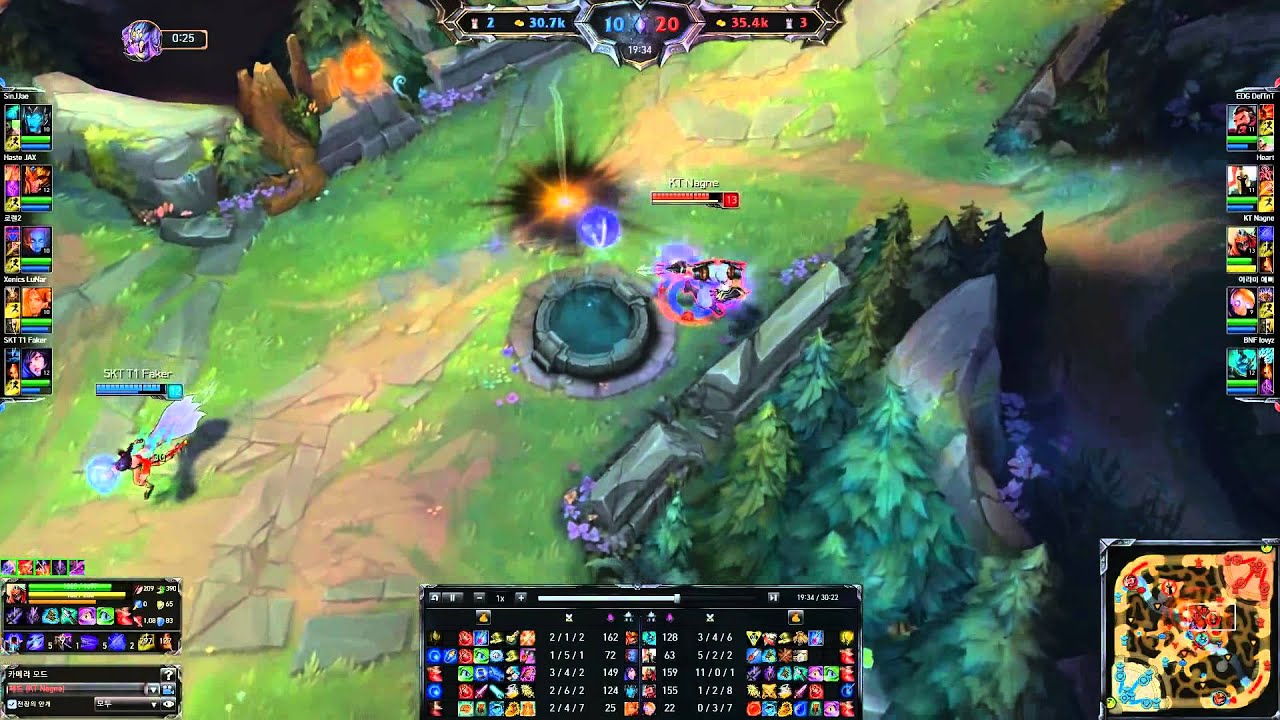 KT Nagne ☼ Zed vs Ahri ☼ SKT T1 Faker ☼ TOP LOL Highlight 2015