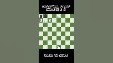can you find the mate 🤔🤔 #chess #youtubeshort