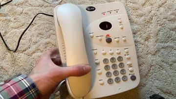 Early 2000s AT&T Corded Feature Phone with Answering Machine | Initial Checkout