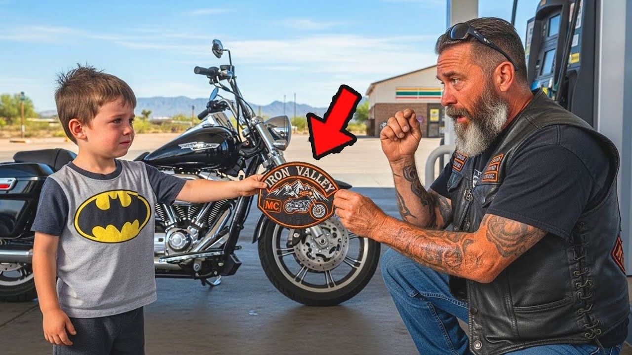 „Worte eines Jungen an der Tankstelle brachten einen Biker dazu, seinen ganzen Club zu rufen heute.“