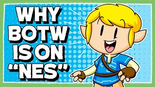 Why Breath of The Wild was Originally Designed for NES @VideoGameStoryTime