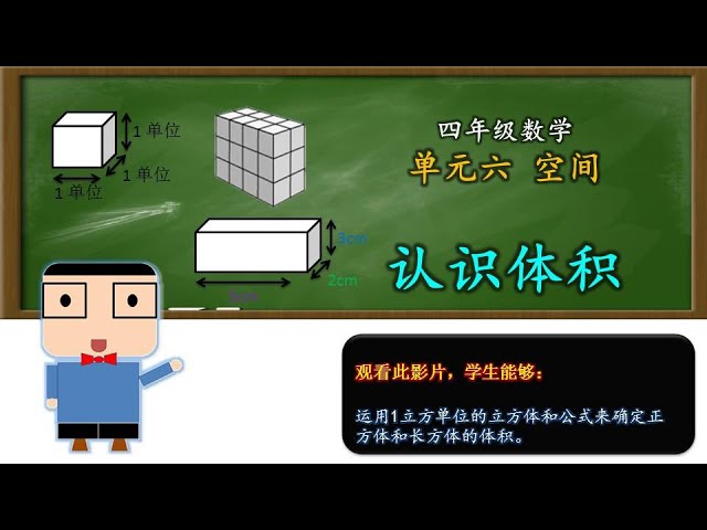 认识体积 单元六空间 四年级数学 Kssr Semakan 旋蛋老师 Youtube