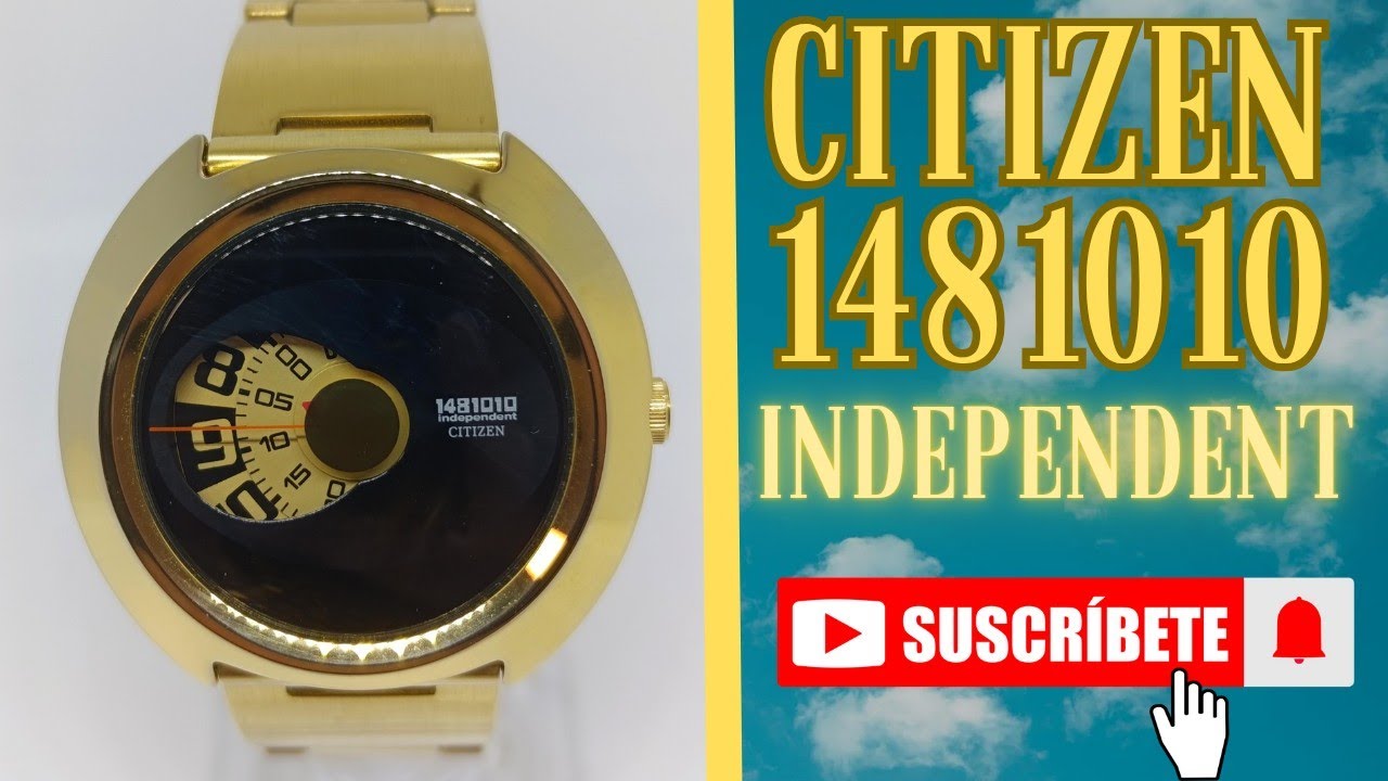 Reloj Citizen Independent 1481010 - YouTube
