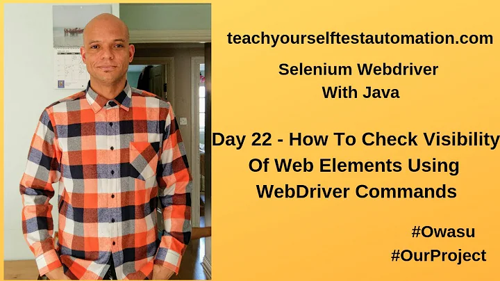 What are the methods that can be used to check the visibility of the web elements? (2023)