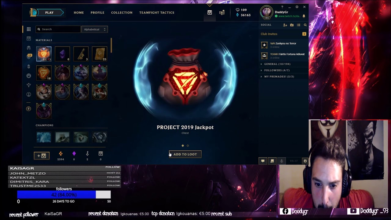 league of legends project orbs opening το κουτάκι στο κουτάκι λεμεε